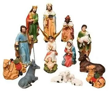 15-Piece Nativity Set - Perfect Christmas Decor and Gift KariGhar