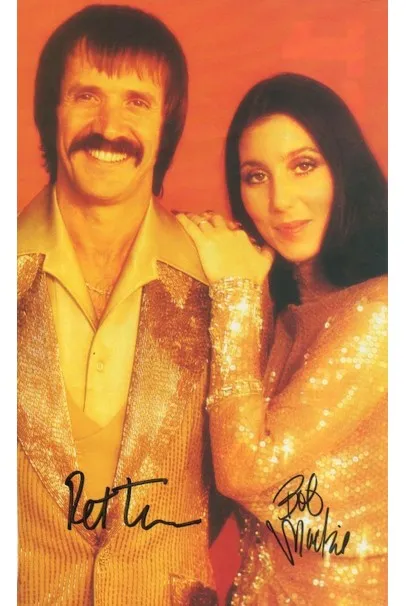 1976 Sonny & Cher Documented Custom-Made Bob Mackie Sequin Gown Suit Set