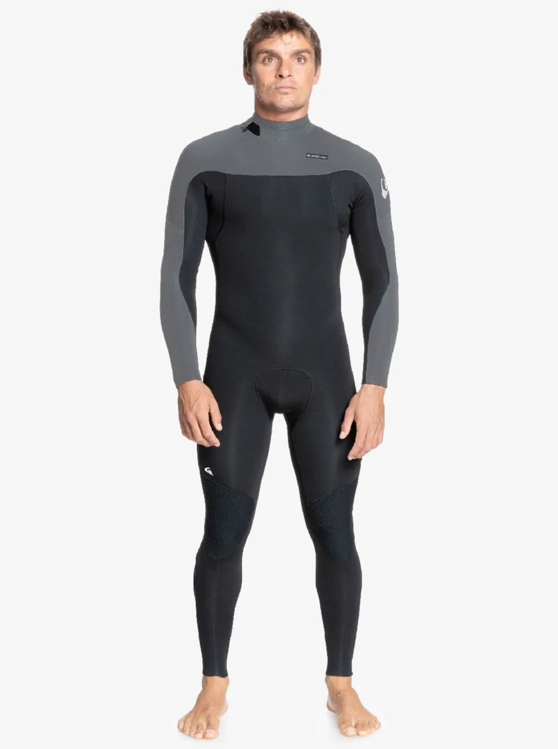 4/3 Everyday Sessions Back-Zip Wetsuit - Black/Gun Metal