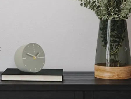 4" Portobello Moon Mantle Clock