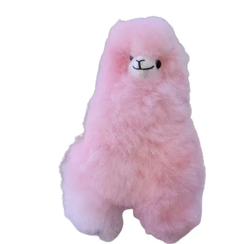 9" Standing Fur Alpaca Toy