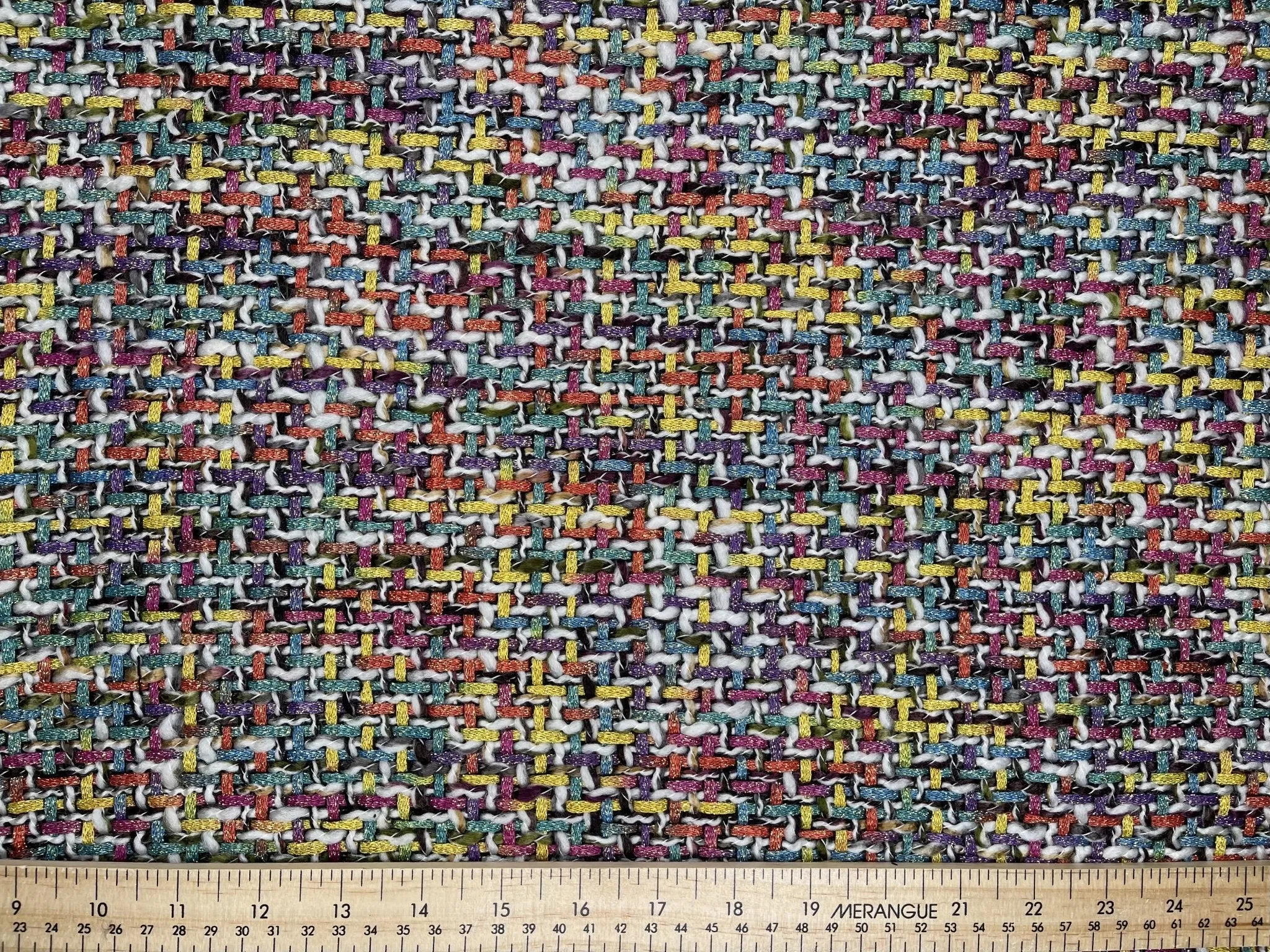 Acrylic Blended Tweed Fabric Premium Designer Made