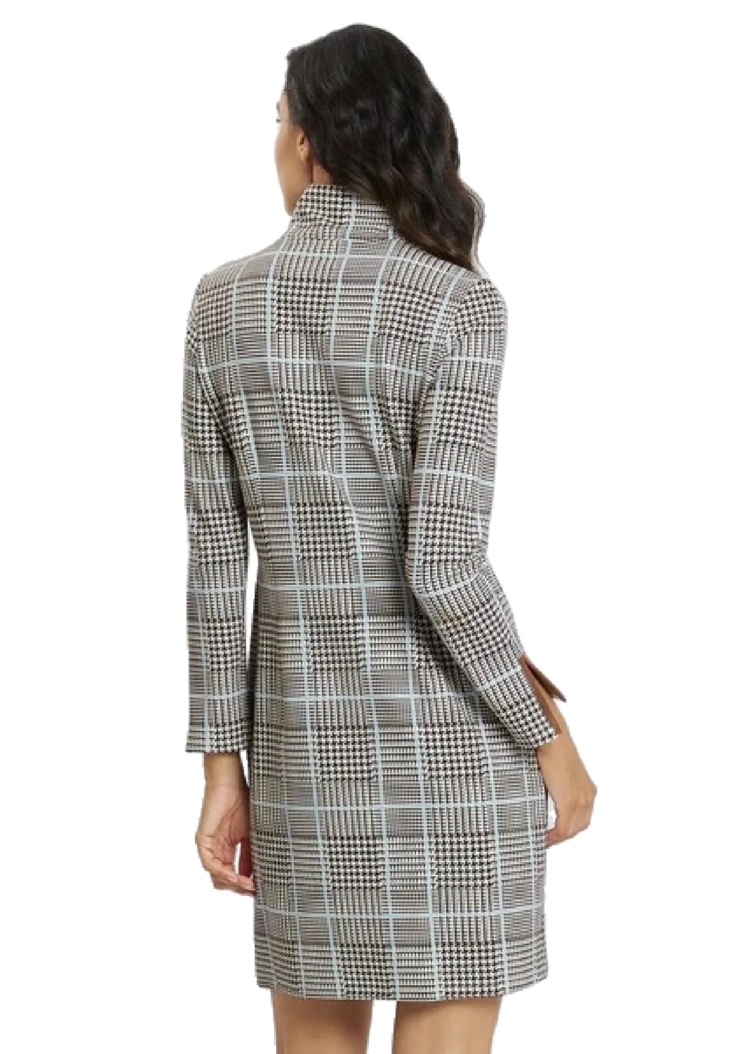 ANNA DRESS - CHOCOLATE SADDLE PLAID