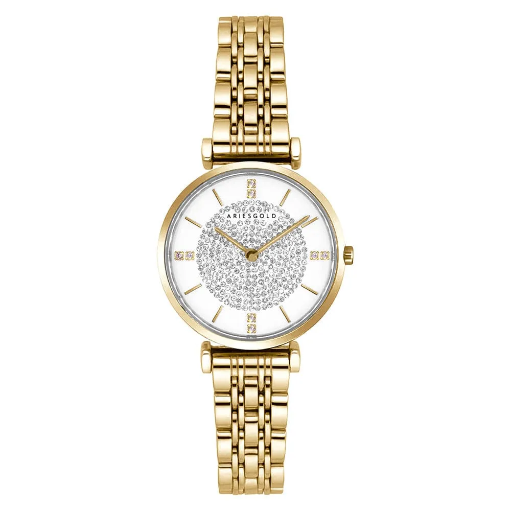 ARIES GOLD VIGOUREUX L 5039Z G-W WOMEN'S WATCH