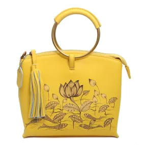 Be Like Lotus (Yellow Wristlet)