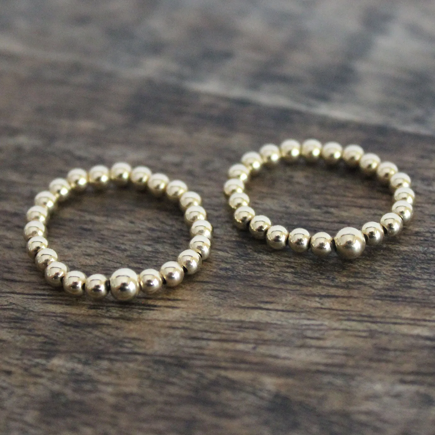 Beaded 3MM Ring