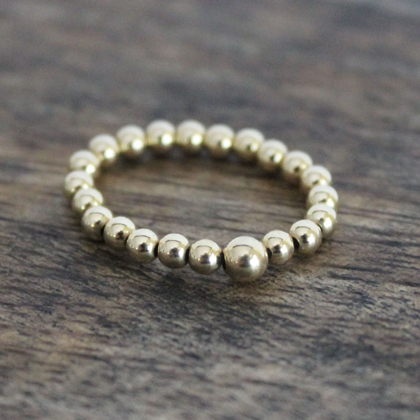 Beaded 3MM Ring