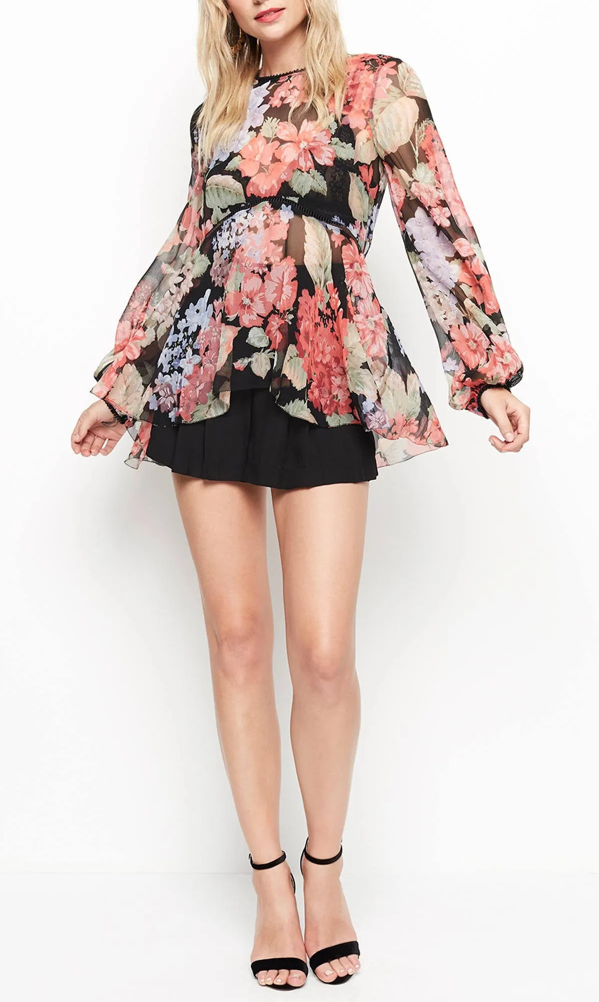 Beloved Blouse- Evening Floral