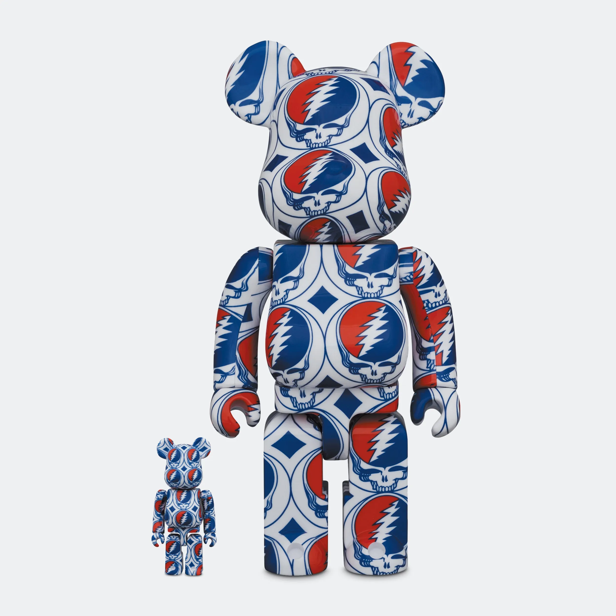 Be@rbrick x Grateful Dead 400% Set - Steal Your Face