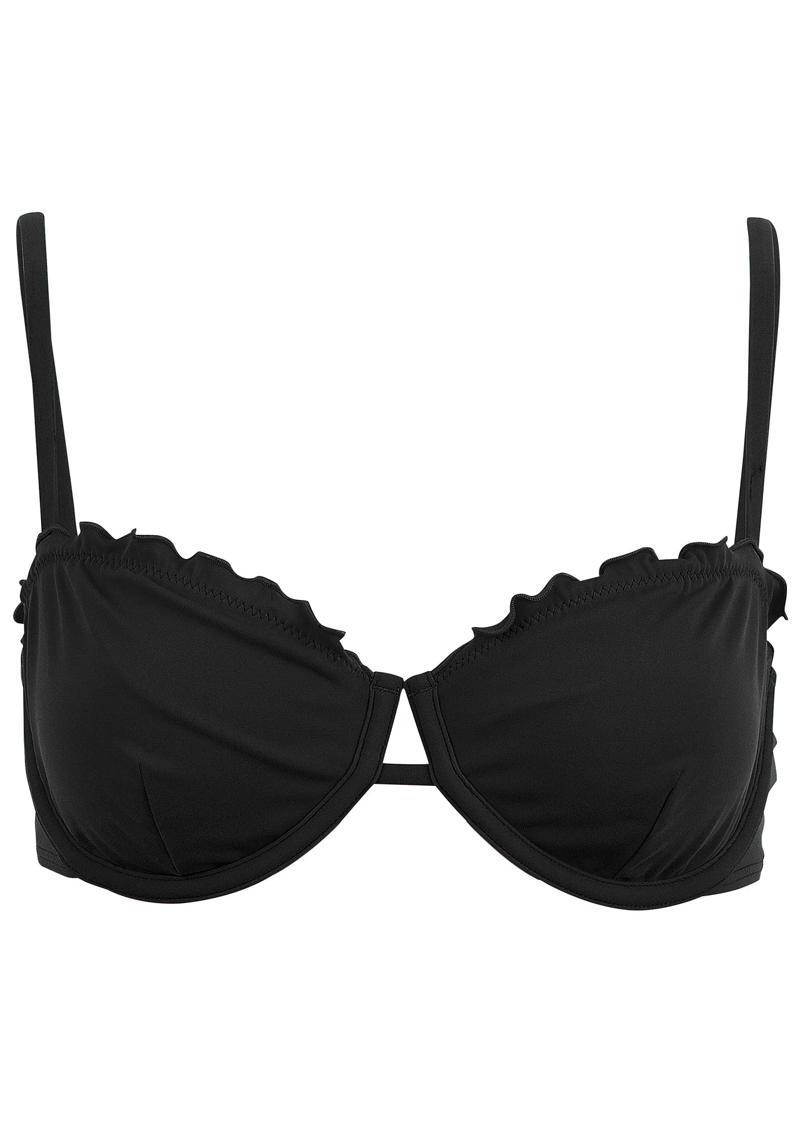 Bermuda Underwire Top - Black Beauty