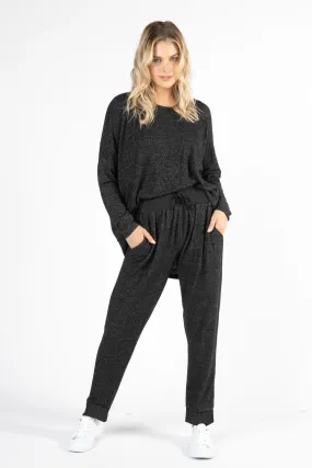 Betty Basics Emerson Pant in Charcoal