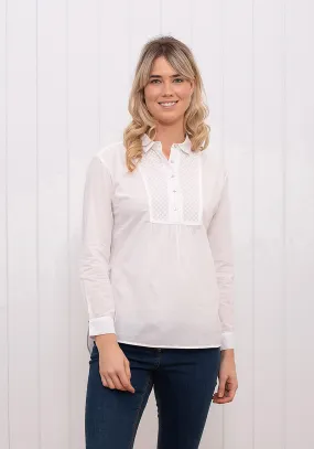 Bib Front Blouse