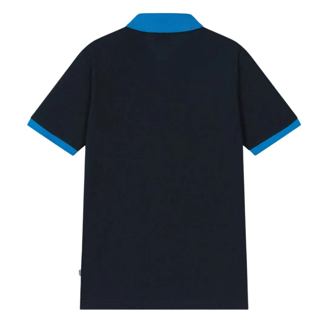 Boss Polo Shirt Blue & Black