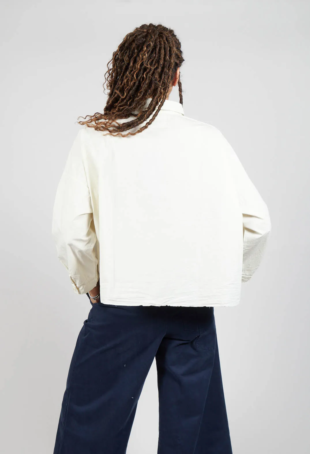 Boxy Shirt in Chalk