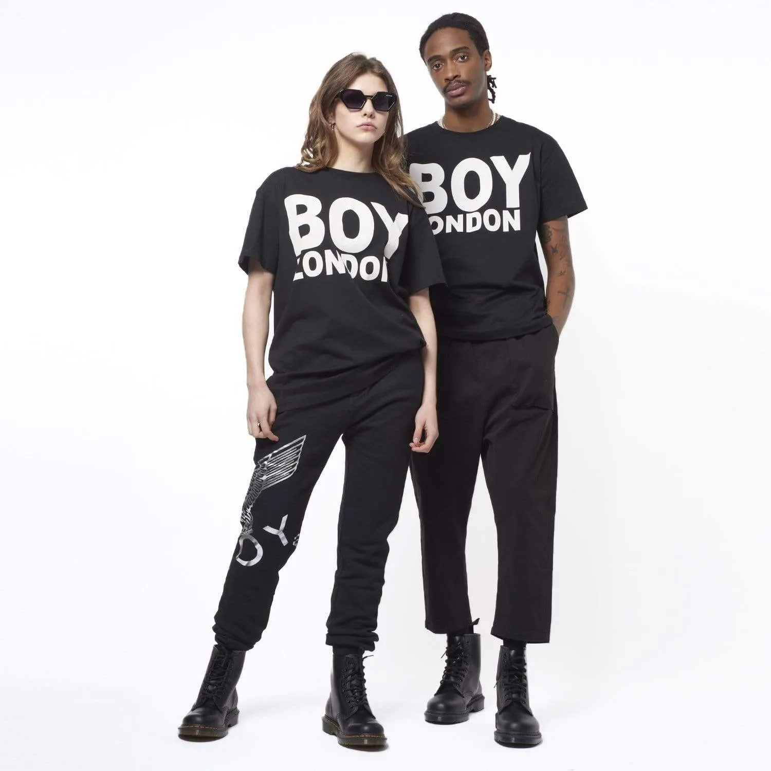 BOY LONDON T-SHIRT - BLACK/WHITE