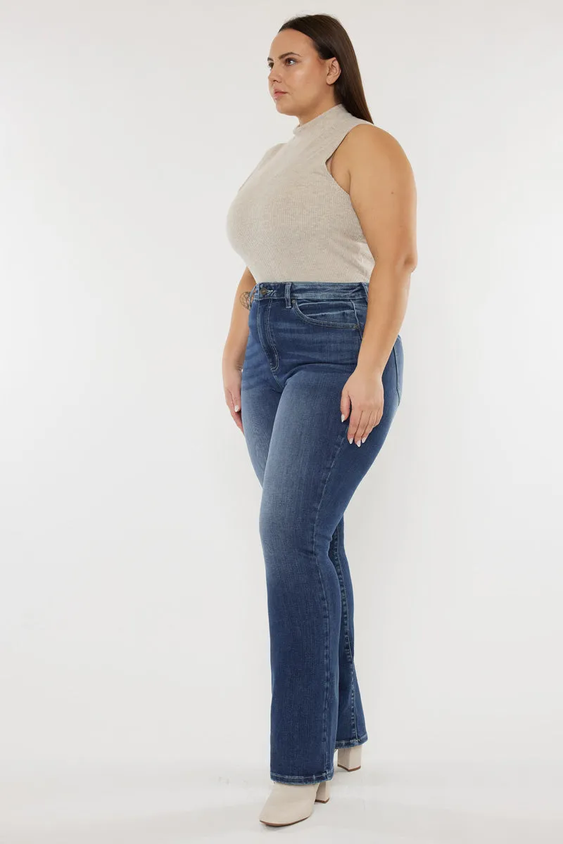 Cade High Rise Bootcut Jeans (Plus Size)