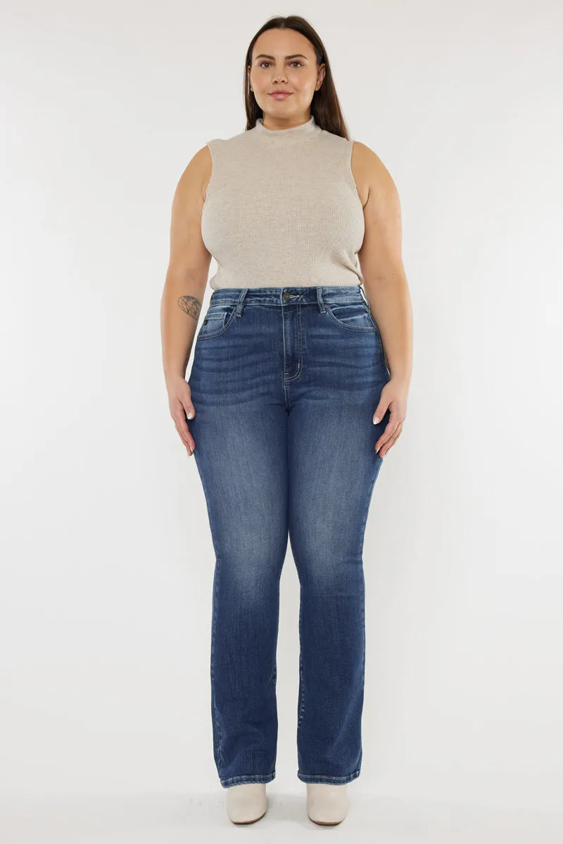 Cade High Rise Bootcut Jeans (Plus Size)