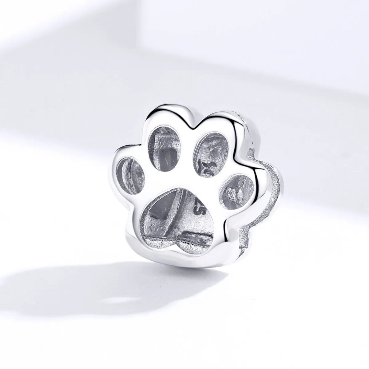 Cat Paw 925 Sterling Silver Clip Charm