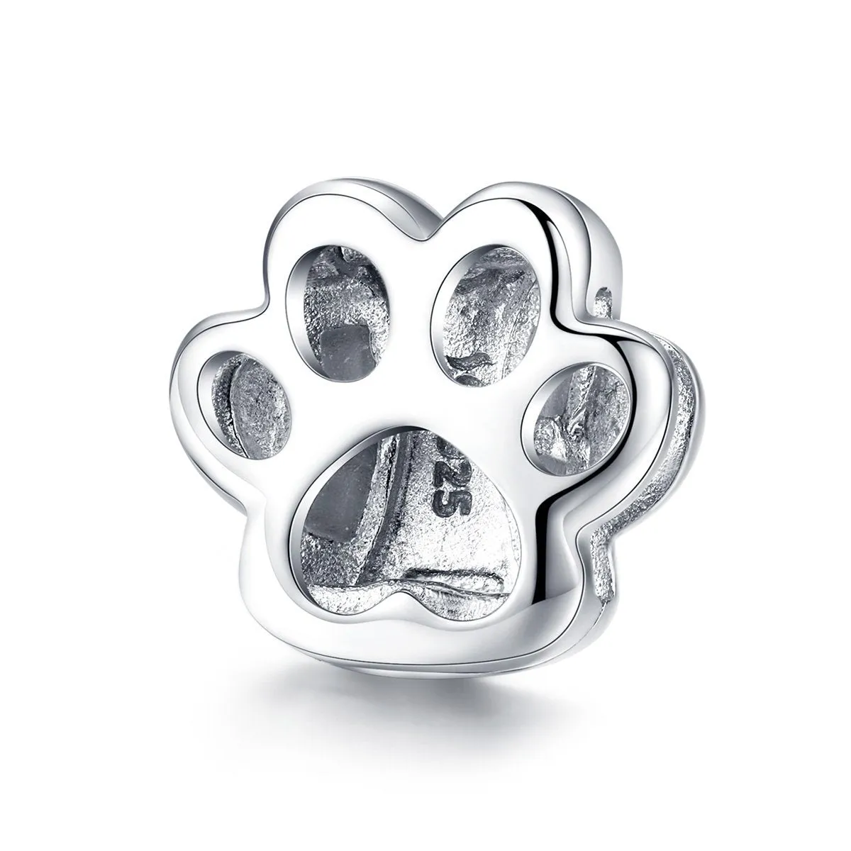 Cat Paw 925 Sterling Silver Clip Charm