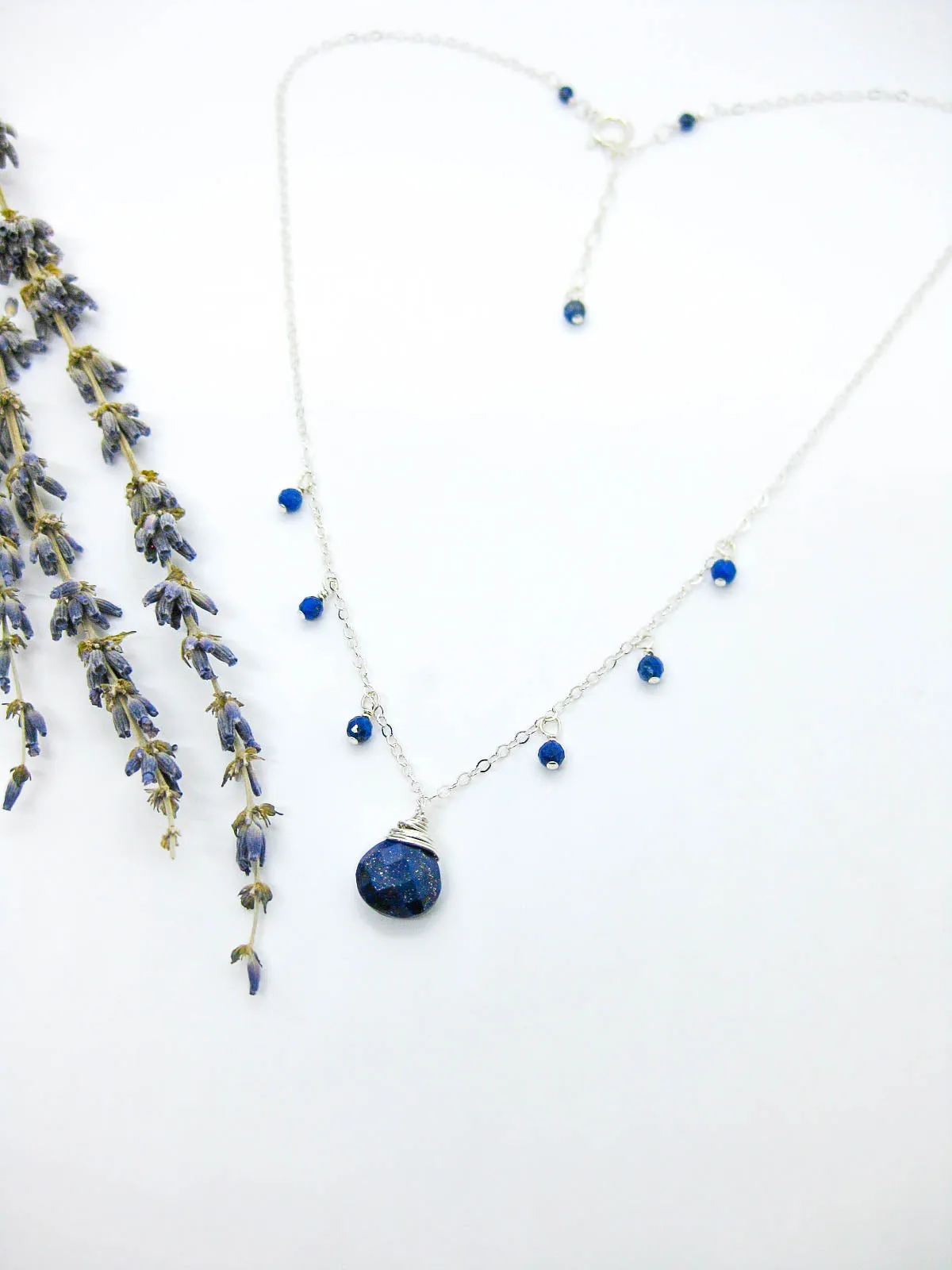 Chamomile: Lapis Necklace - n595