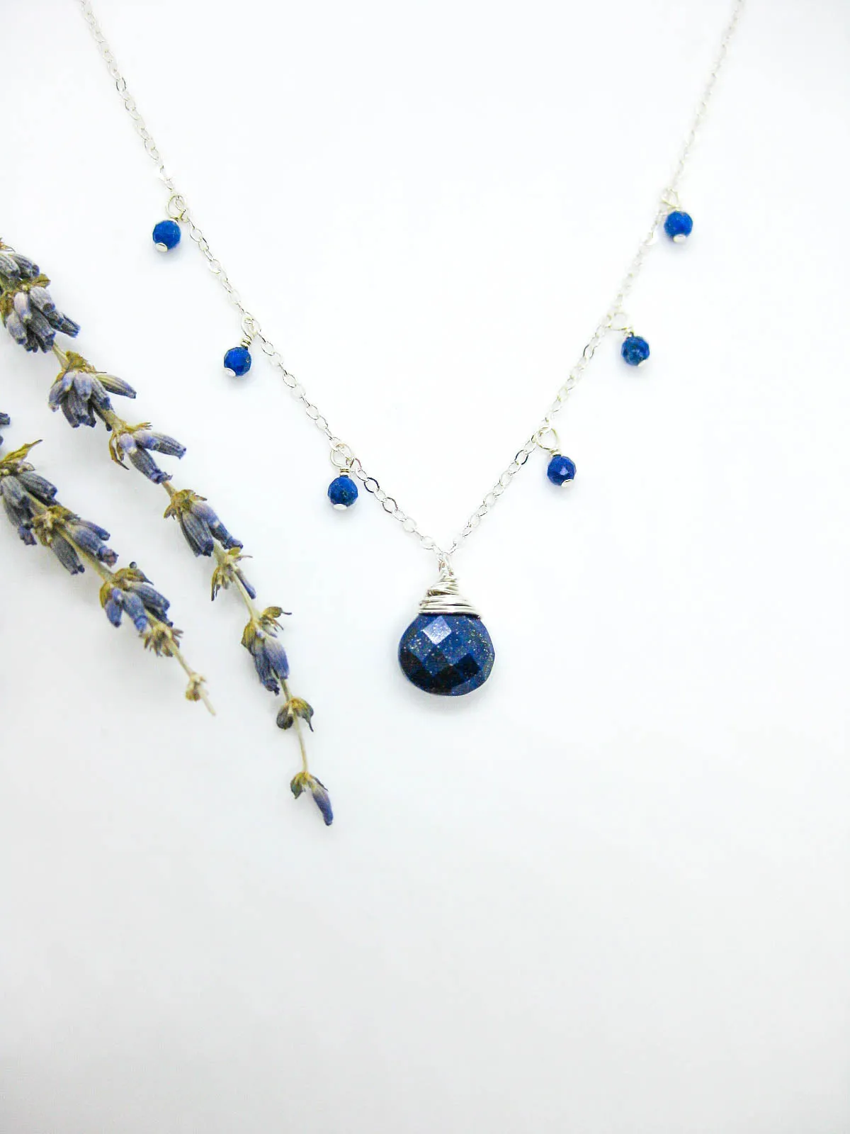 Chamomile: Lapis Necklace - n595