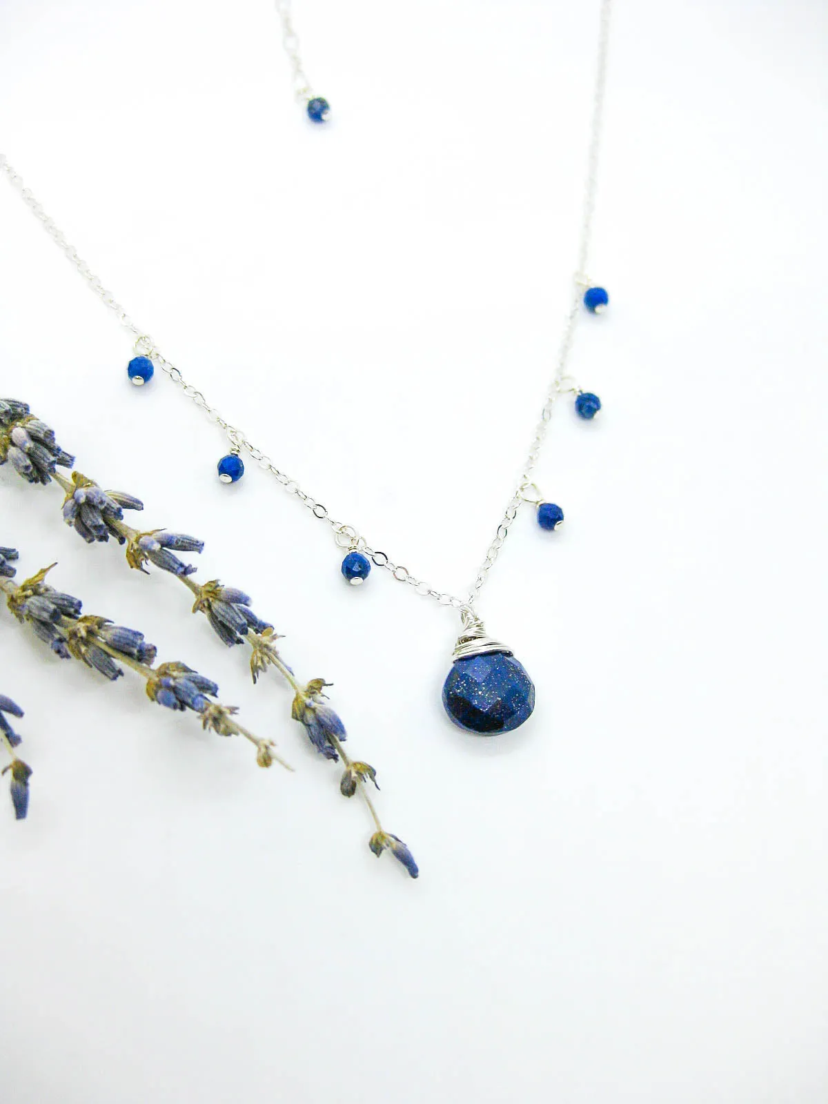 Chamomile: Lapis Necklace - n595