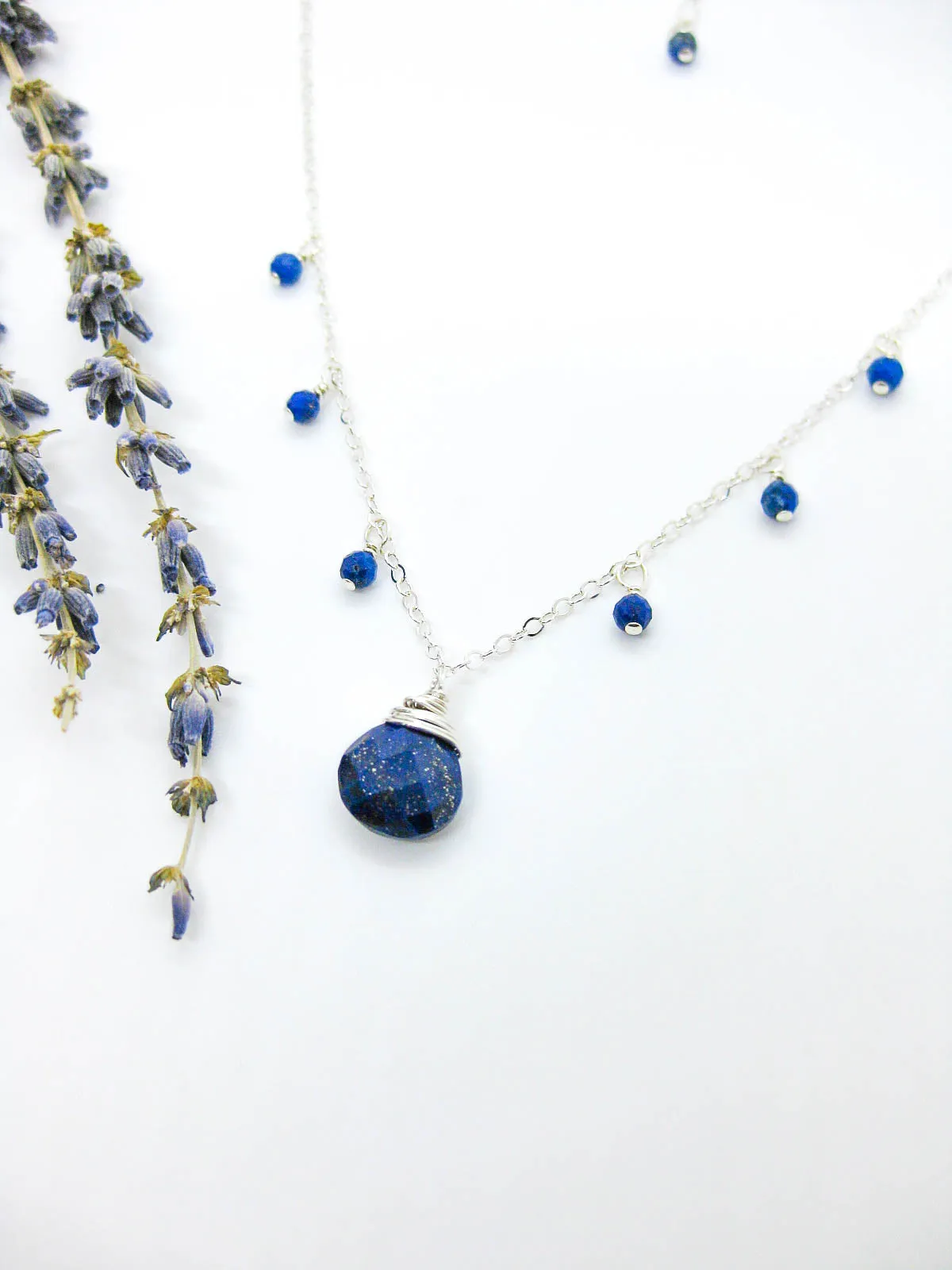 Chamomile: Lapis Necklace - n595