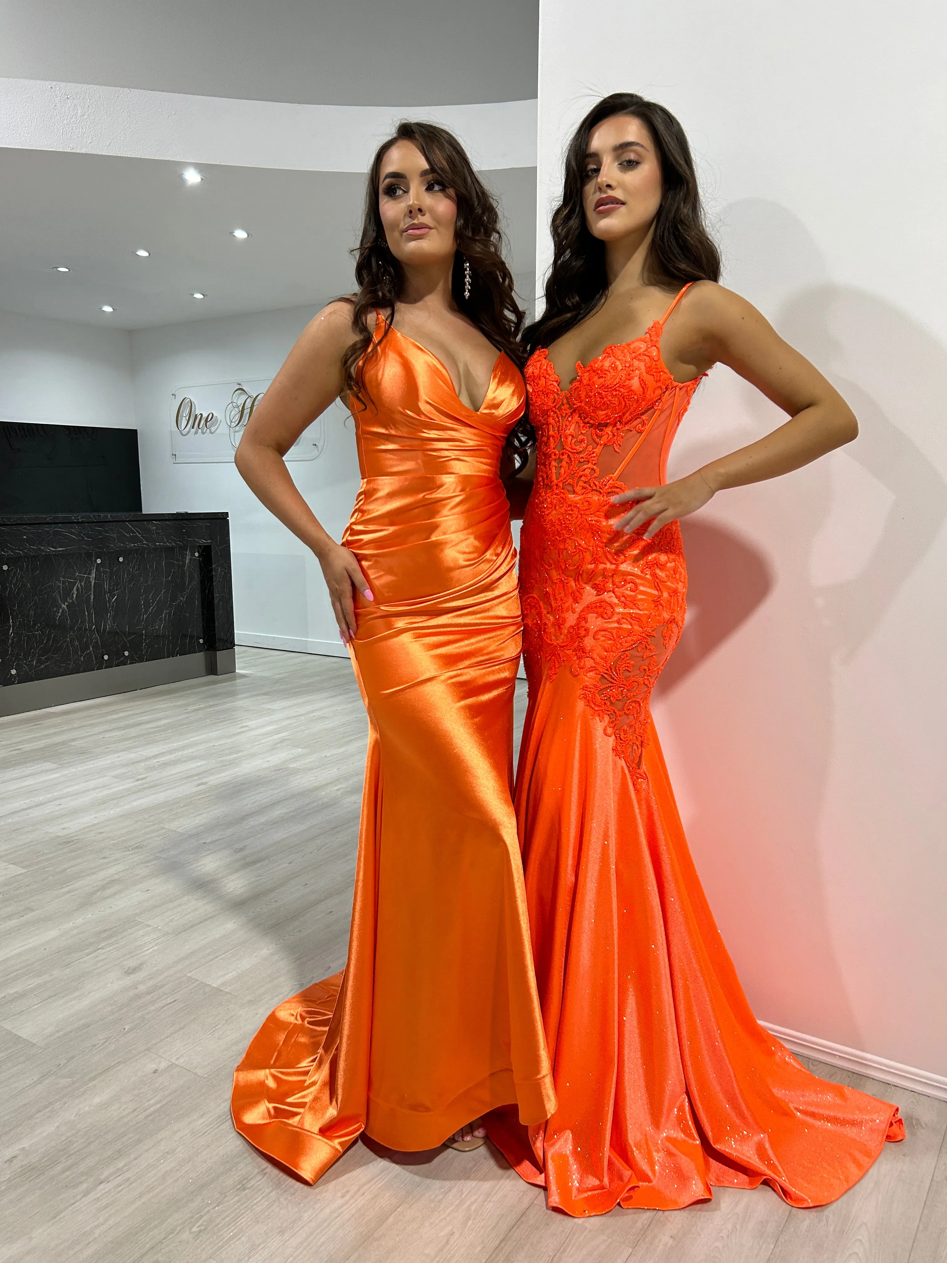 CHARLIE Stretch Satin Mermaid Prom & Formal Dress