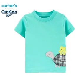 CRT Sea Green Turtle and Frog T-shirt 1027