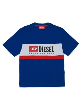 Diesel T-Shirt Uccolor Block Blue