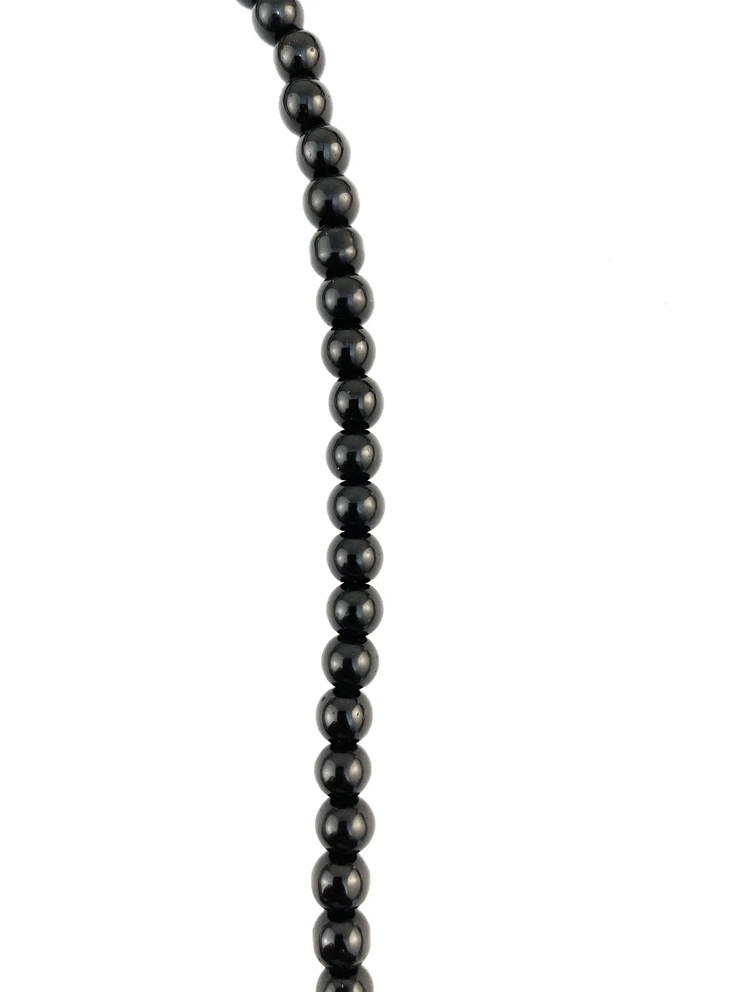 Elegant Black Beads Hairband for Women