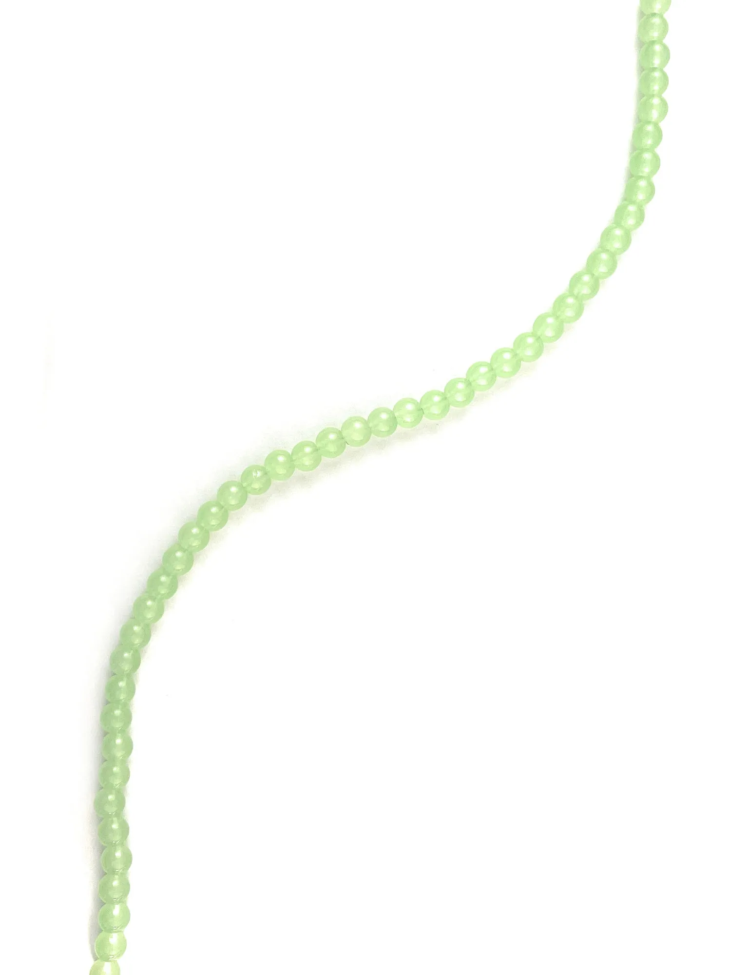 Elegant Light Green Beads Hairband for Women