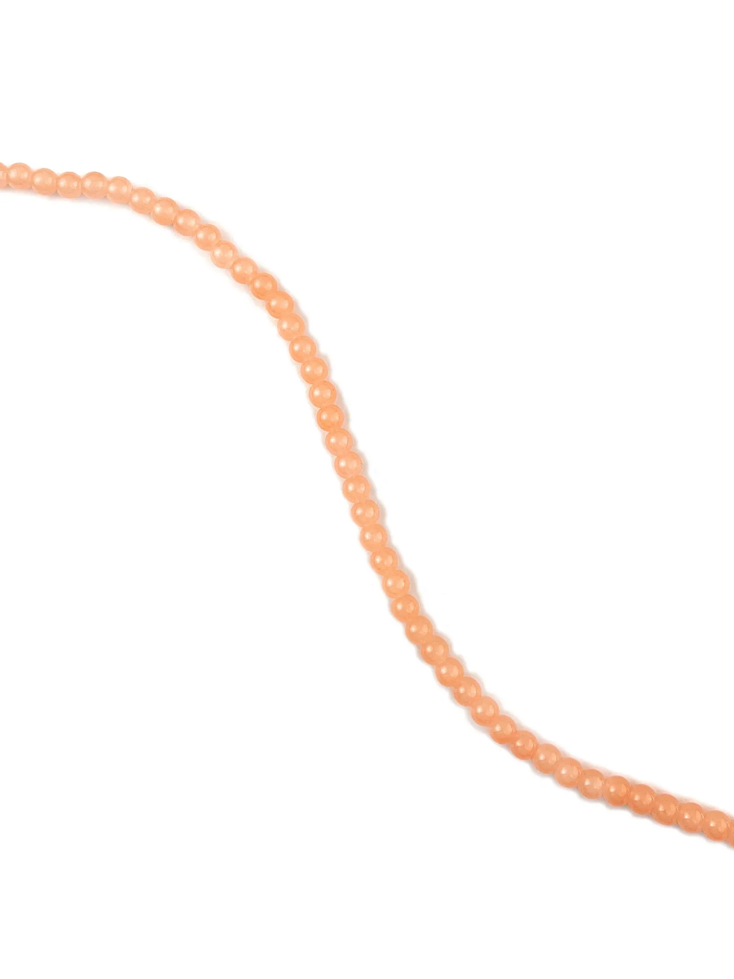 Elegant Peach Beads Hairband for Women