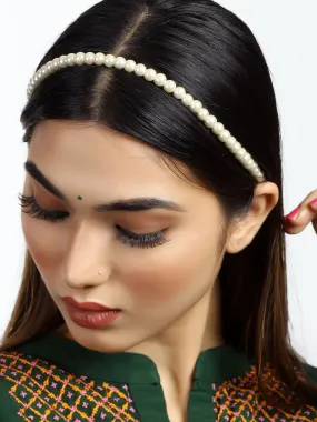 Elegant Pearl Beads Hairband