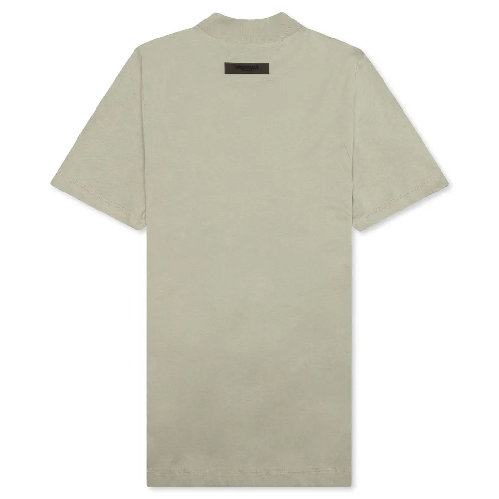 Essentials Kid's Big E Pocket Tee - Seafoam