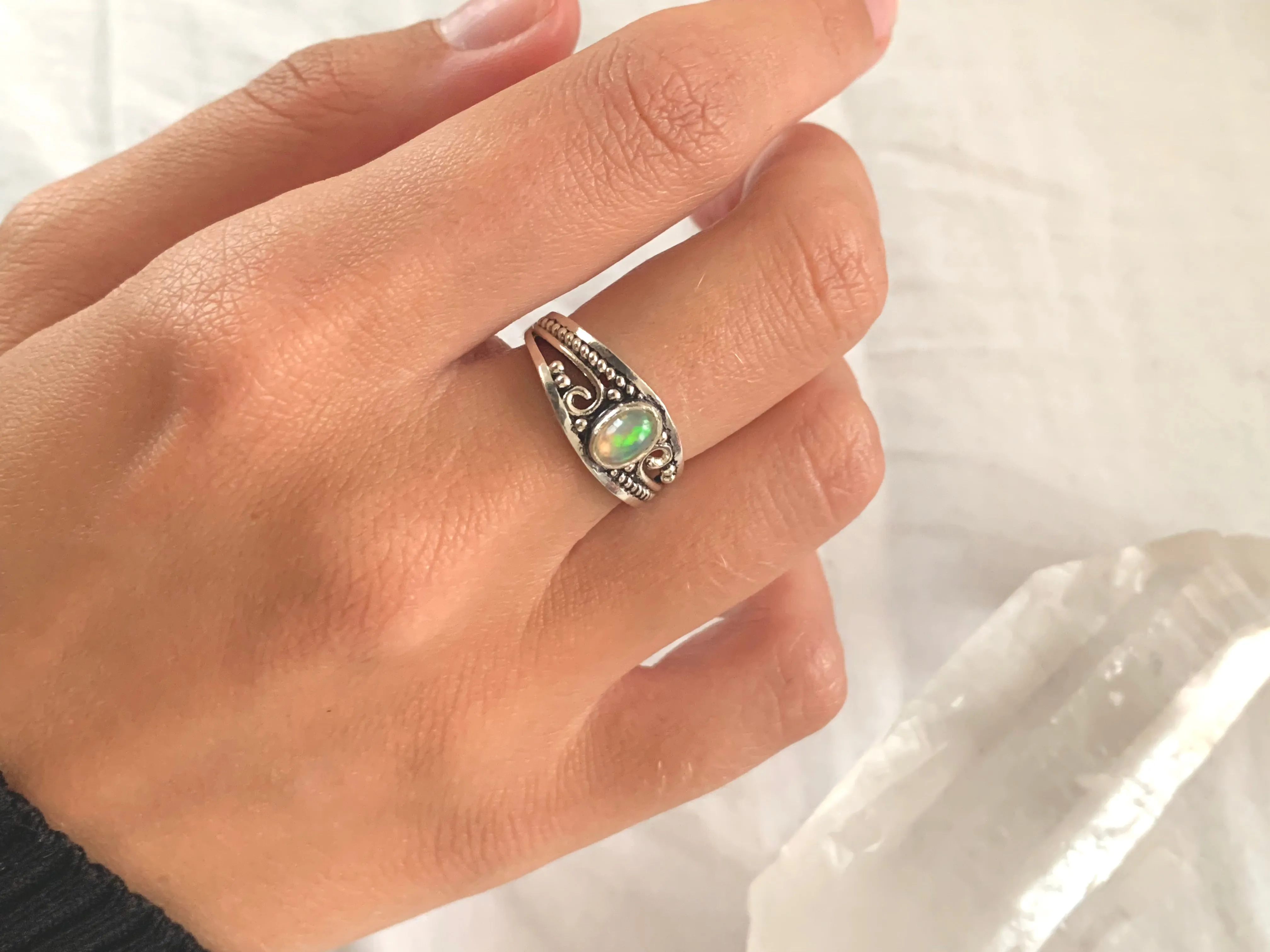 Ethiopian Opal Cirilla Ring