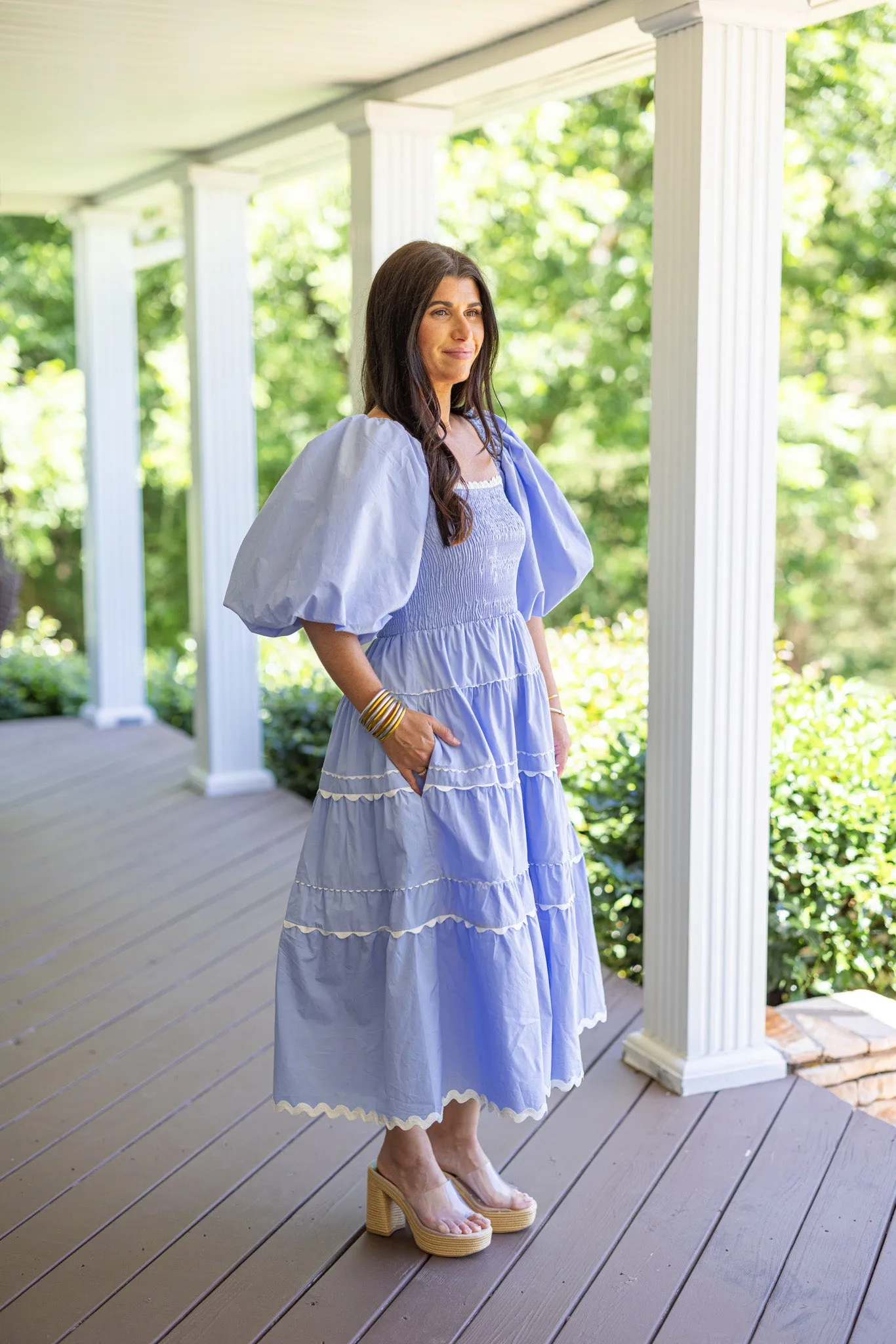 Fairytale Beginning Blue Midi Dress