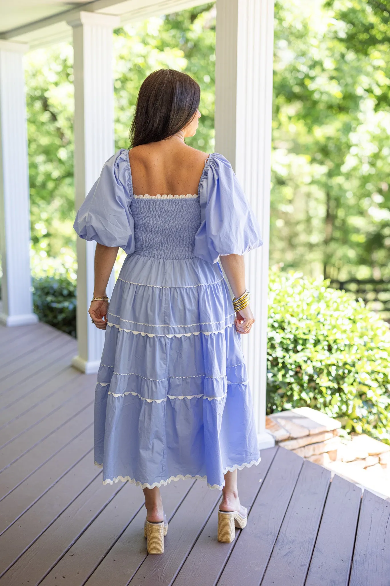 Fairytale Beginning Blue Midi Dress