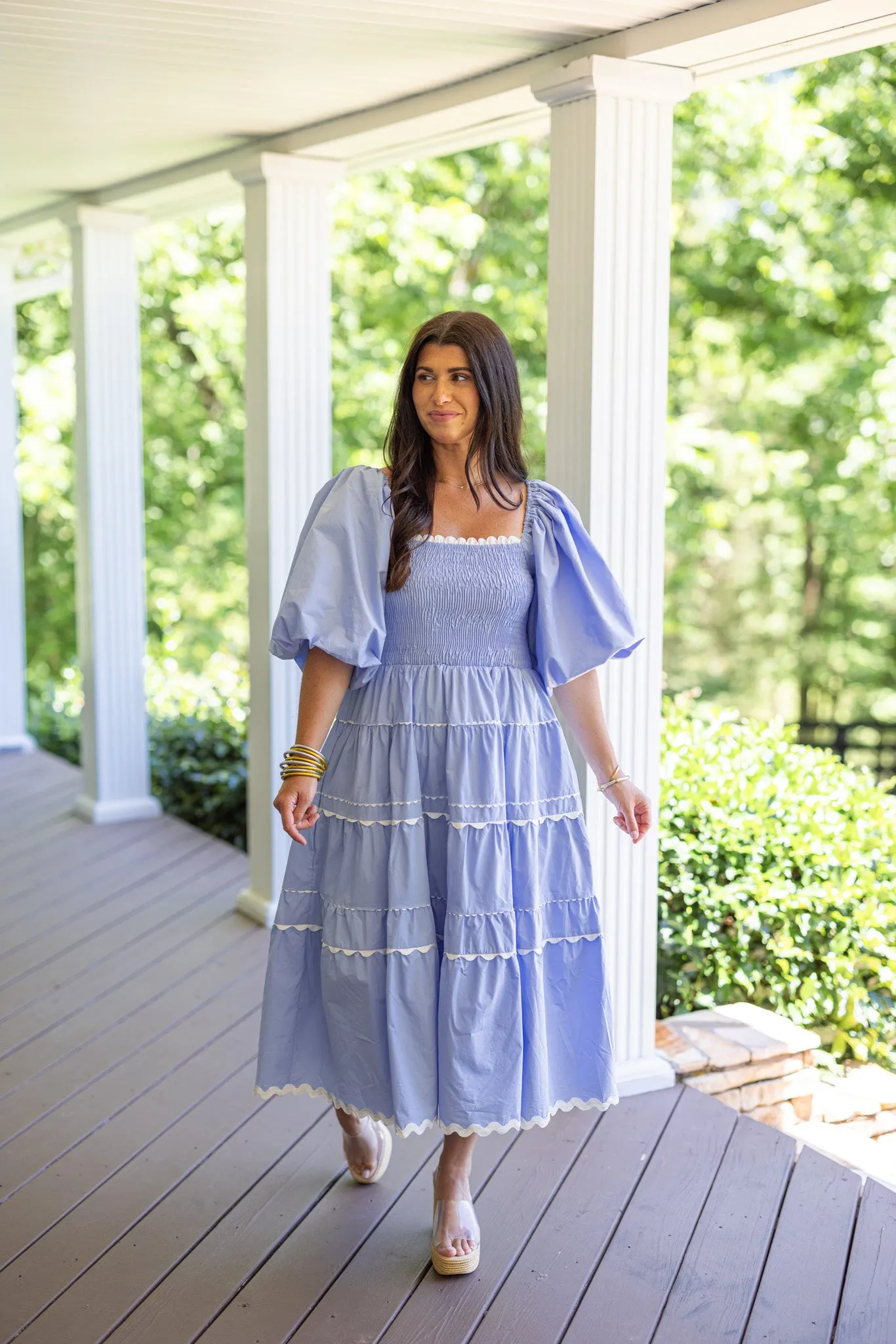 Fairytale Beginning Blue Midi Dress