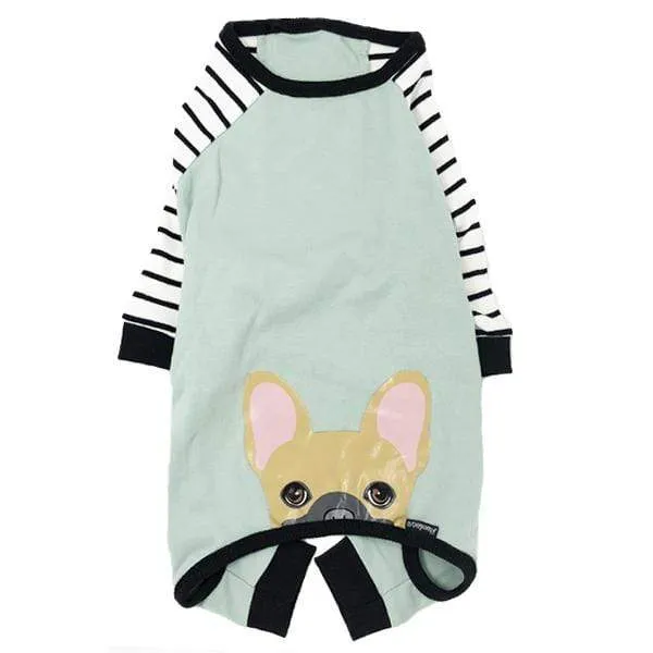 French Bulldog Pajamas | Frenchie Clothing | Fawn Frenchie dog