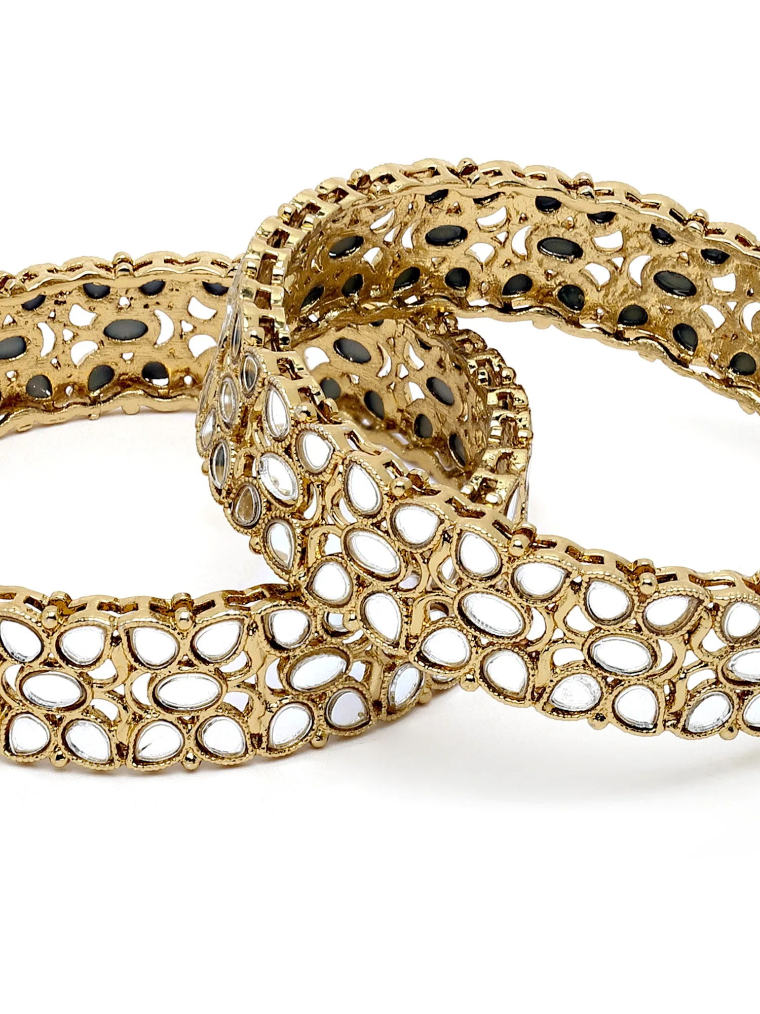 Karatcart Alloy Gold-plated Bangle