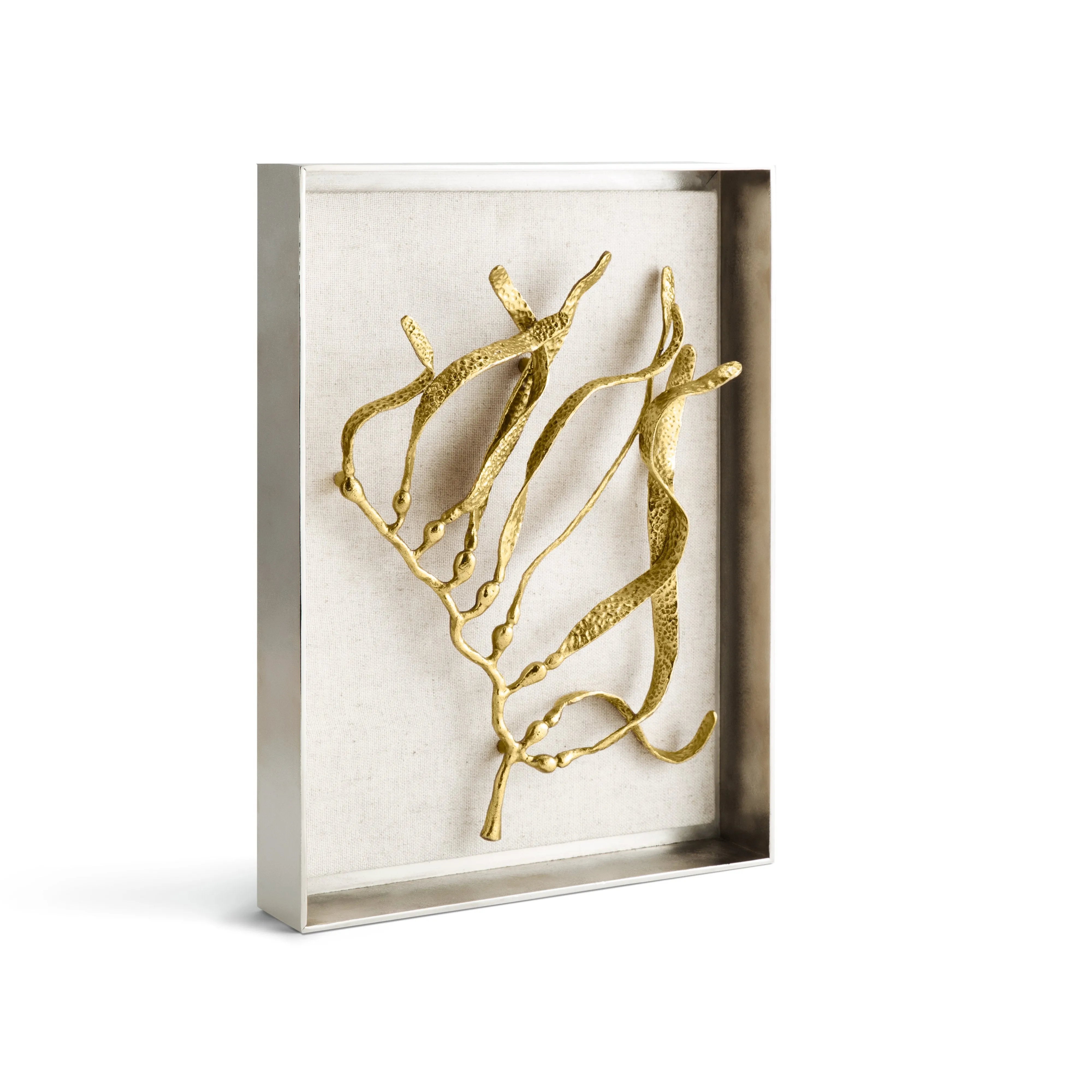 Kelp Branch Fabric Shadow Box