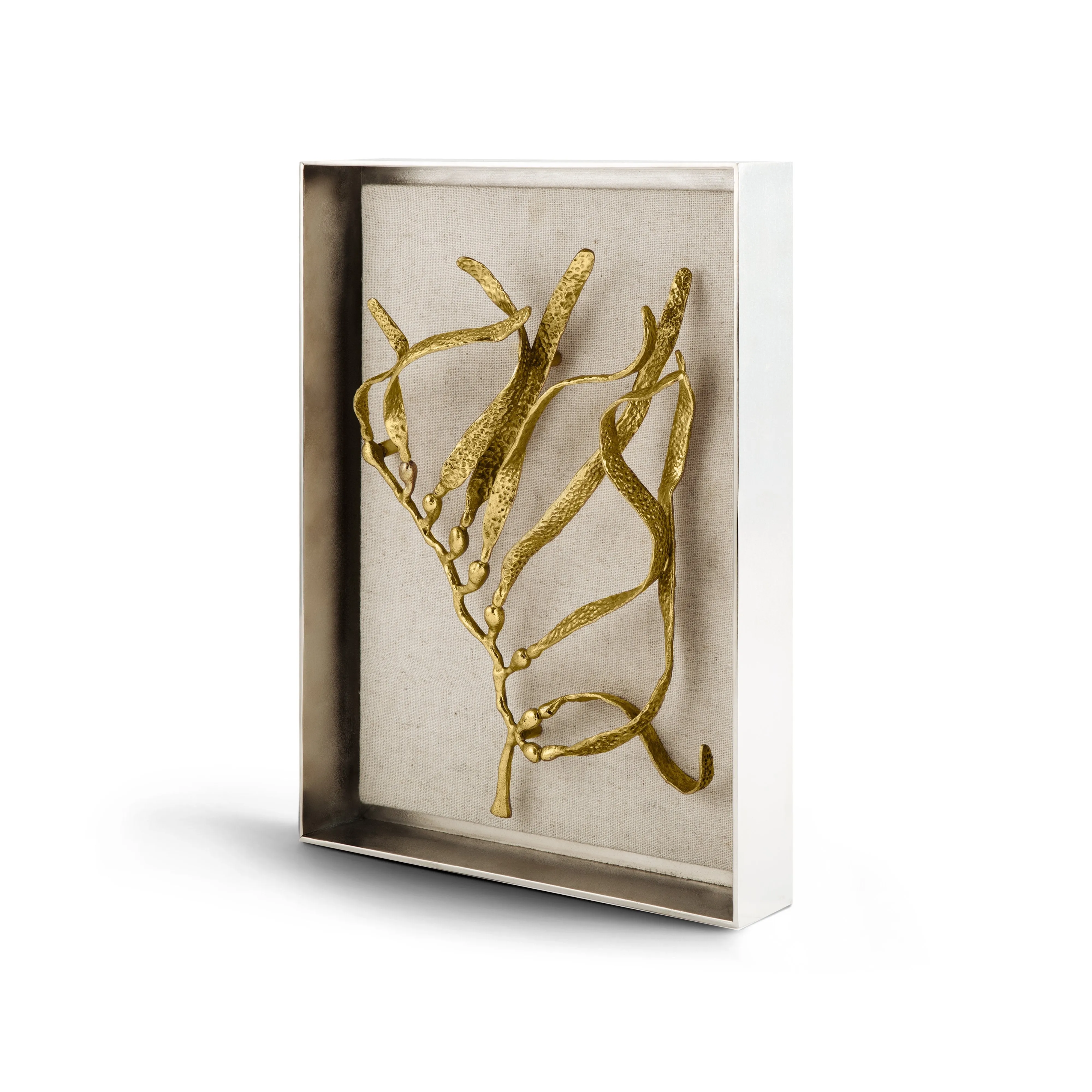 Kelp Branch Fabric Shadow Box