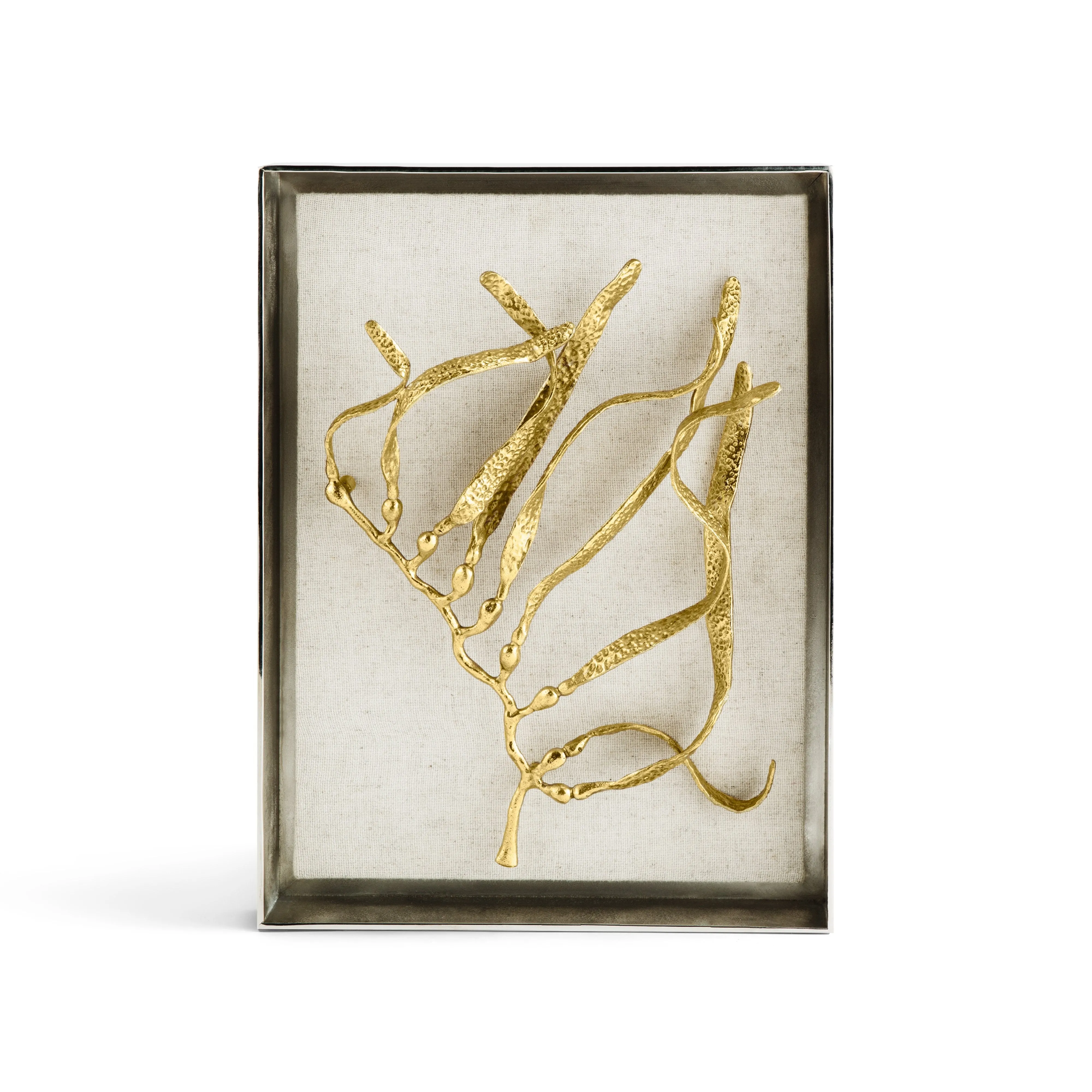 Kelp Branch Fabric Shadow Box