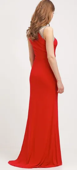 Lipstick Red Gown