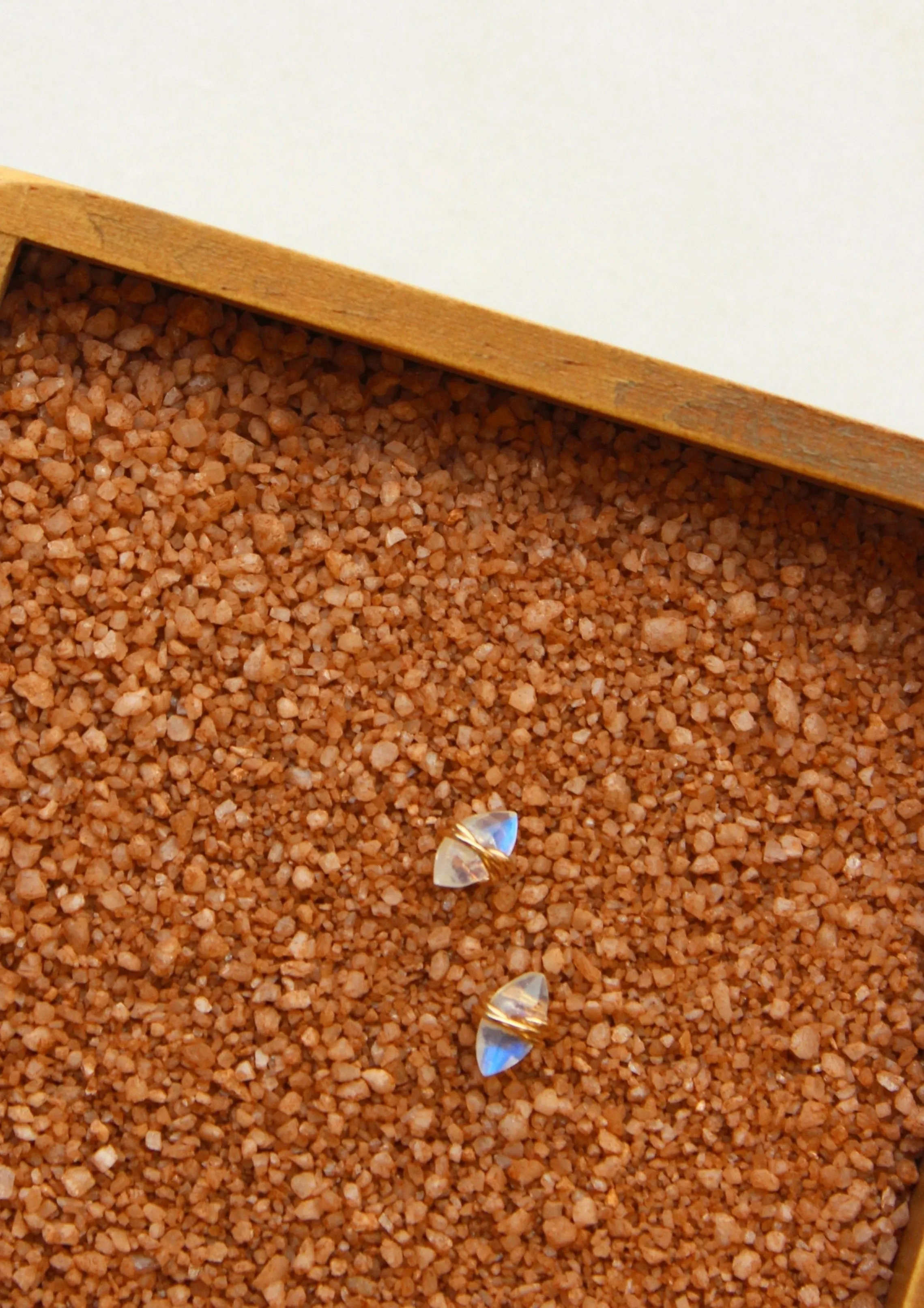 Marquise Moonstone Studs