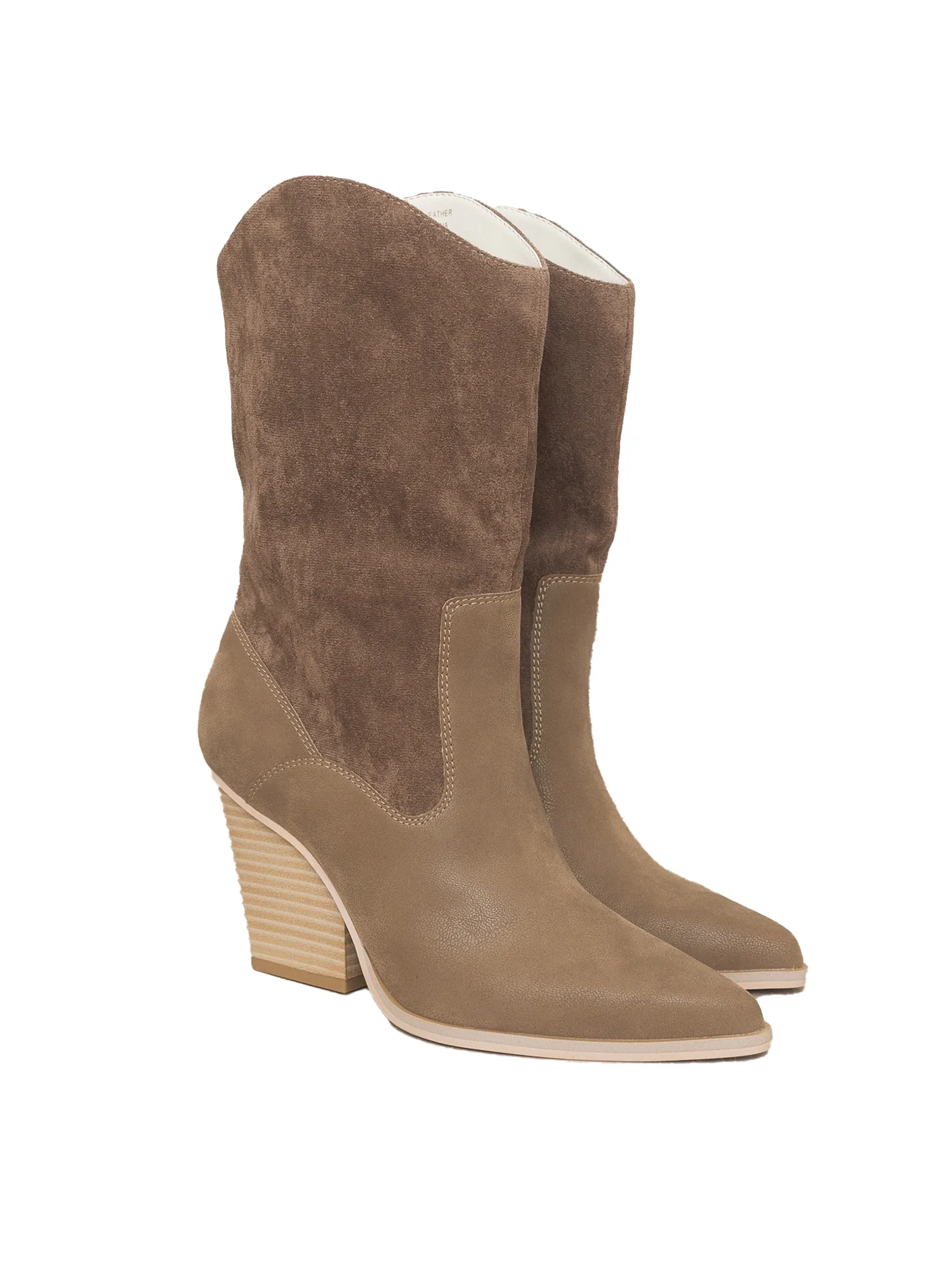 Marseille Western Boot in Dark Taupe