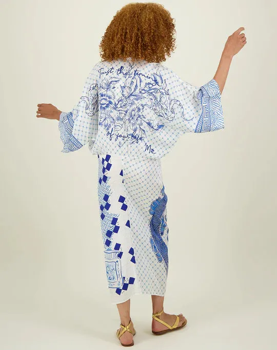 ME Sophia amalfi coast kimono dress