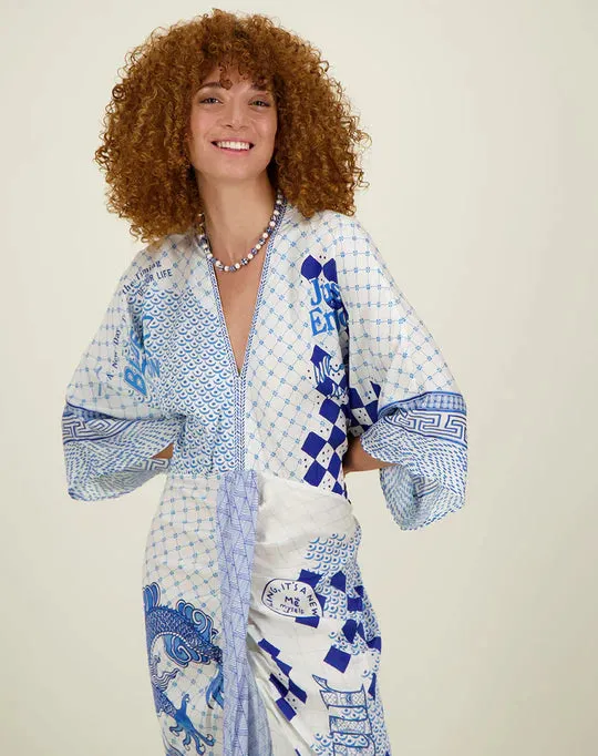 ME Sophia amalfi coast kimono dress