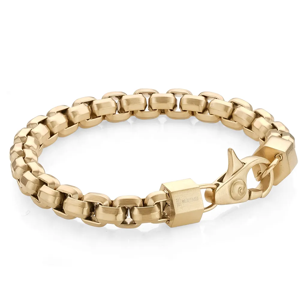 MEN'S LINK LOBSTER LOCK BRACELET